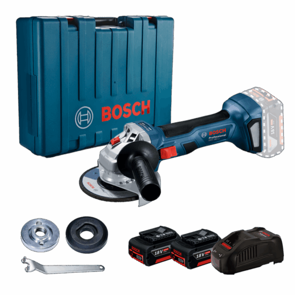 Esmeril GWS 180-LI inalámbrico Bosch 2 baterías y maletín (06019H90G2)