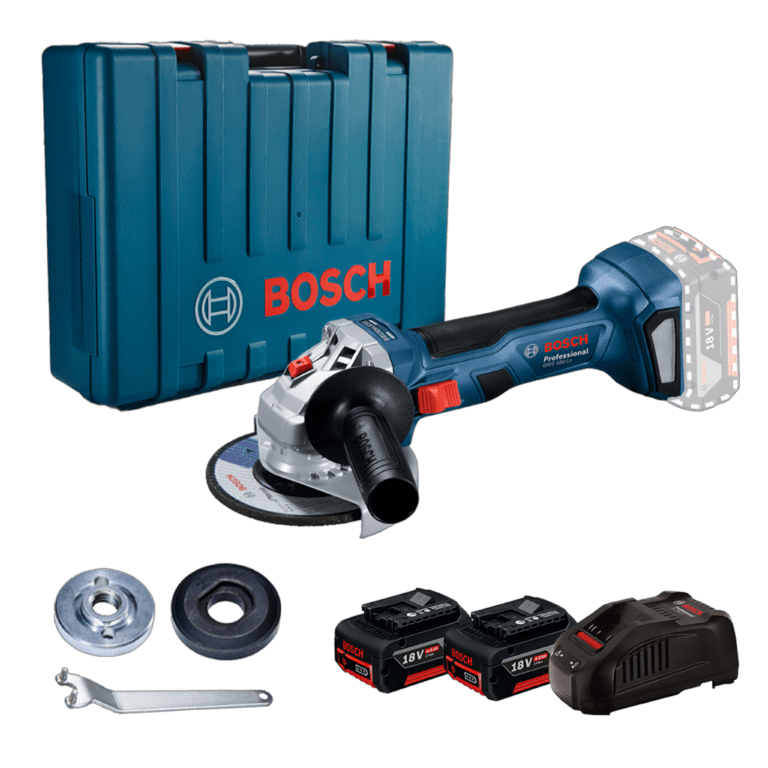 Esmeril GWS 180-LI inalámbrico Bosch 2 baterías y maletín (06019H90G2)