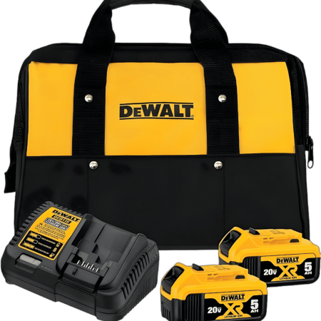 DS            Kit Cargador + 2 Baterías 20V MÁX+ Bolsa DEWALT (DCB205K-2CK)